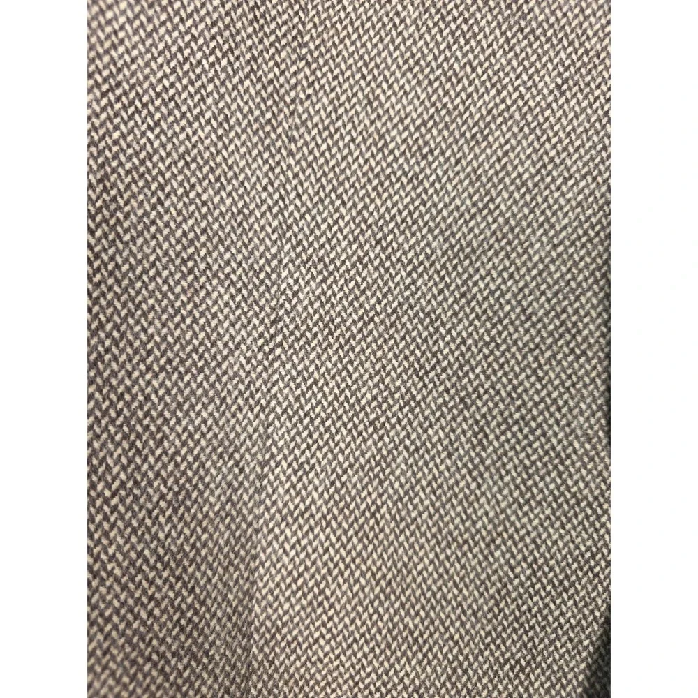 Adolfo Blazer Mens 44L Brown Herringbone Tweed Lambswool Sport Coat‎ Classic Vtg